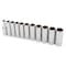 Ingersoll-Rand 11 Piece 3/8 Inch Drive Deep Socket Set - Metric 6-Pt 752049X - alternate 4